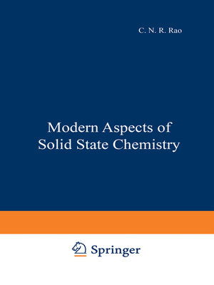 cover image of Modern Aspects of Solid State Chemistry